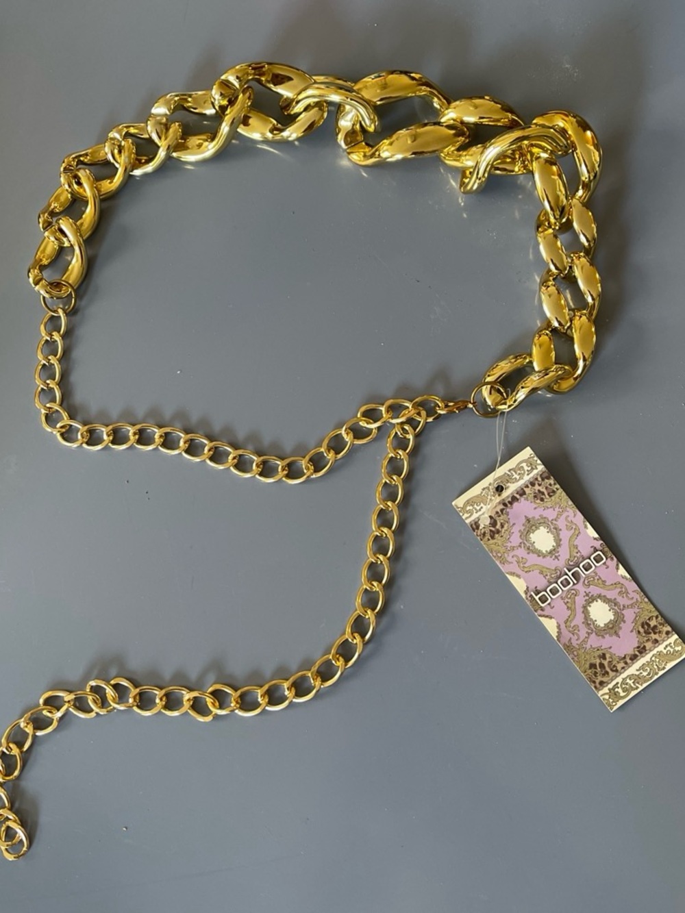 Boohoo Gold Chunky Chain Necklace